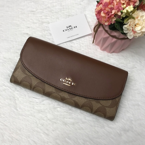 👜COACH🌺SLIM ENVELOPE WALLET 7 3/4" - Picture 6 of 7